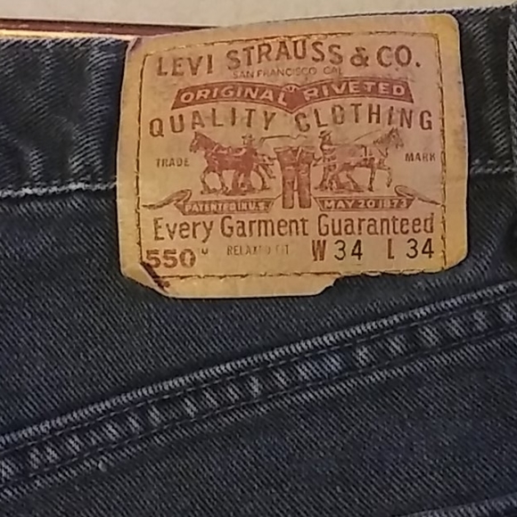 Levi 550 jeans 34x34 - Picture 4 of 4